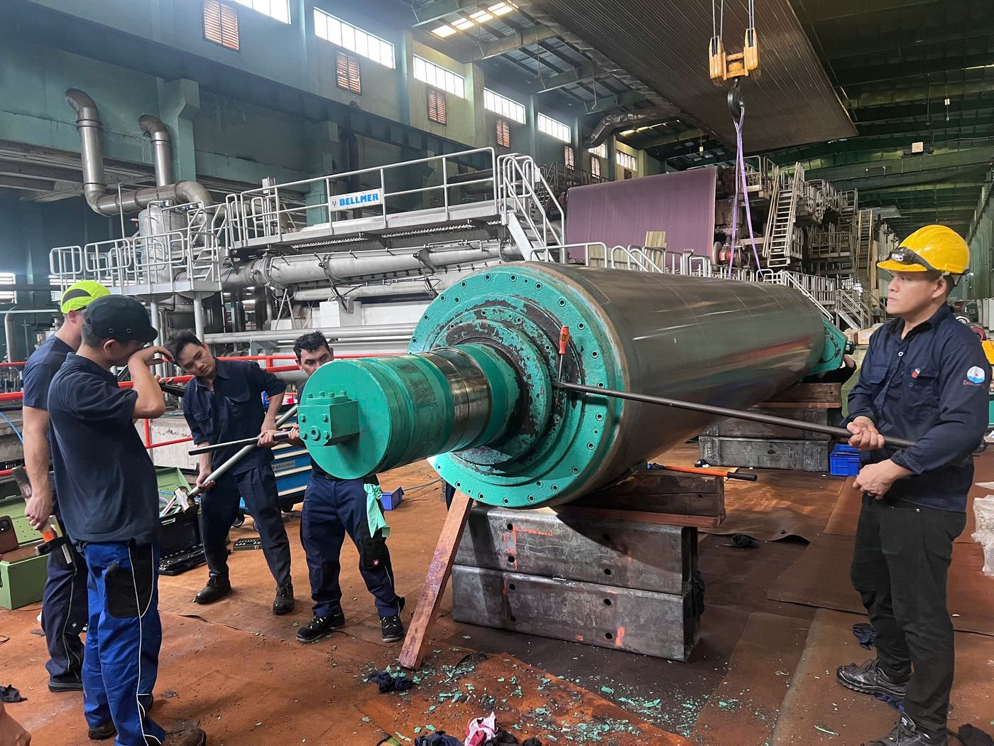 Lắp đặt cụm lô cán TurboCal