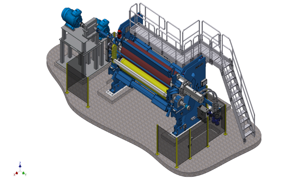 Mô hình 3D TurboCalender – Bellmer CAD design